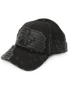 Rh45 Distressed Palm Tree Cap - Black