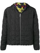 Versace Padded Reversible Jacket - Black