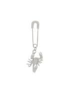 Ambush Scorpion Drop Earring - Silver