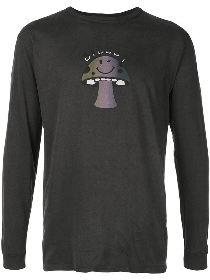 Stussy Coral Mushroom T-shirt - Grey