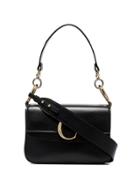 Chloé C-embellished Shoulder Bag - Black