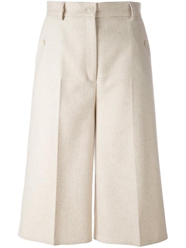 Mm6 Maison Margiela Cropped Wide Leg Trousers