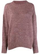 Isabel Marant Étoile Mander Fluffy Knit Sweater - Pink