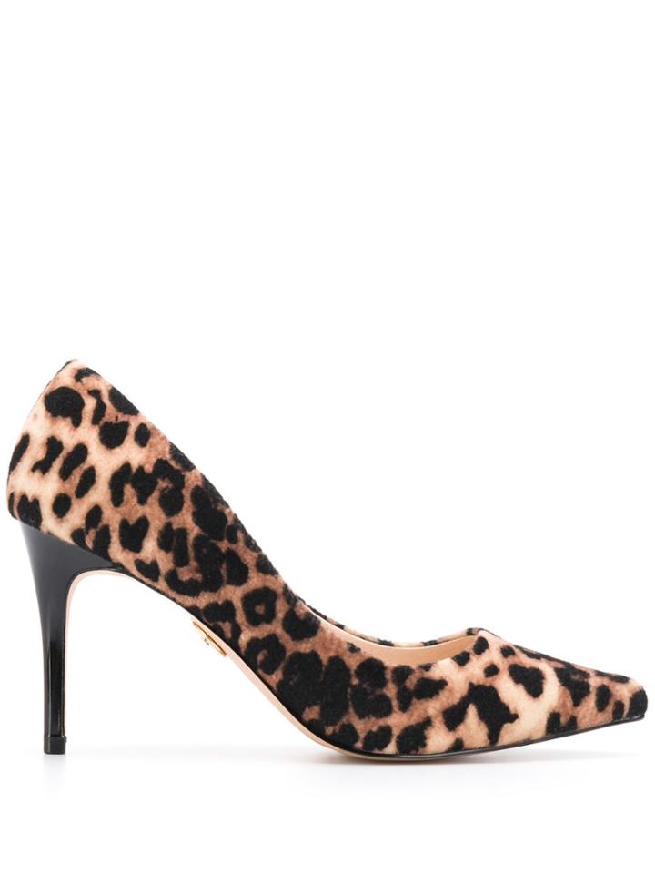 Buffalo Fanny Leopard-print Pumps - Brown