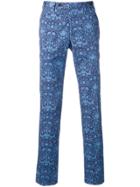 Pt01 Blue Slim Fit Trousers