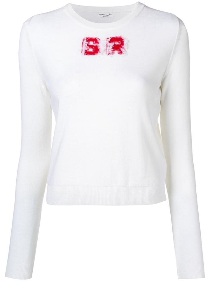 Sonia Rykiel Round Neck Jumper - White