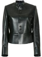 Comme Des Garçons Vintage Faux Leather Jacket - Black