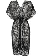 Amir Slama Lace Beach Dress, Women's, Size: P, Black, Cotton