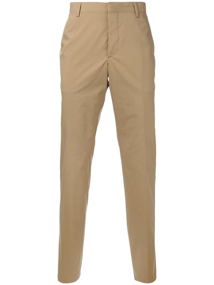 Prada Classic Chino Trousers - Nude & Neutrals