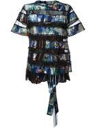 Sacai Souvenir Scarf Transparent Panel Top