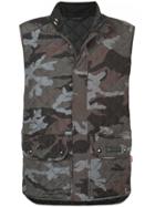 Belstaff Quilted Camouflage Gilet - Green