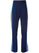Aviù - Striped Track Pants - Women - Cotton/polyester - 40, Blue, Cotton/polyester
