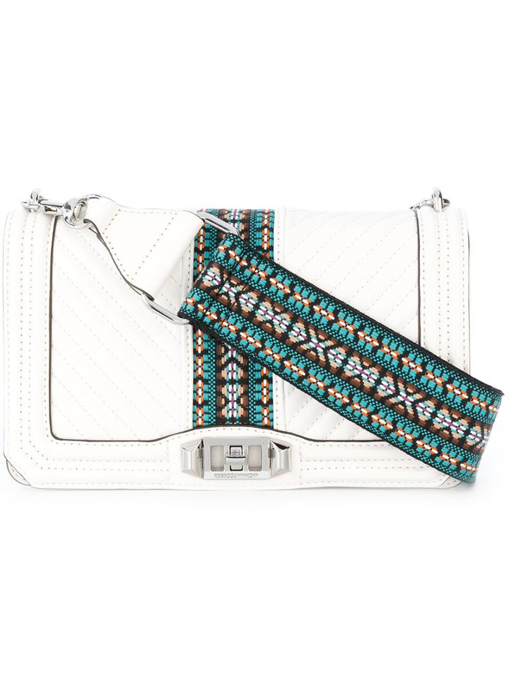 Rebecca Minkoff - Ethnic Strap Shoulder Bag - Women - Leather - One Size, White, Leather