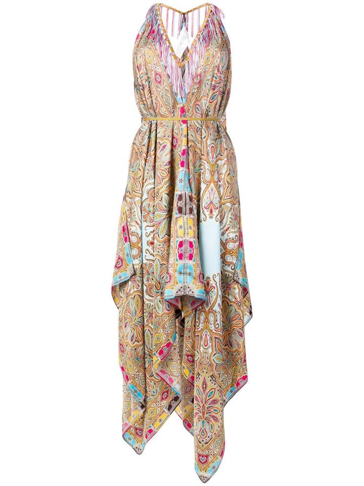 Etro Asymmetric Dress - Blue