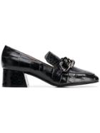 Alberto Gozzi Crocodile-embossed Pumps - Blue