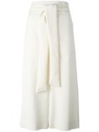Tibi Tie Fastening Culottes, Women's, Size: 6, Nude/neutrals, Polyamide/spandex/elastane/acetate