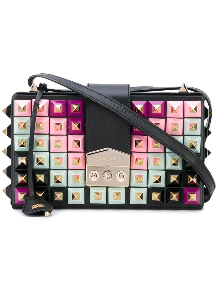 Salar - Studded Crossbody Bag - Women - Calf Leather - One Size, Black, Calf Leather