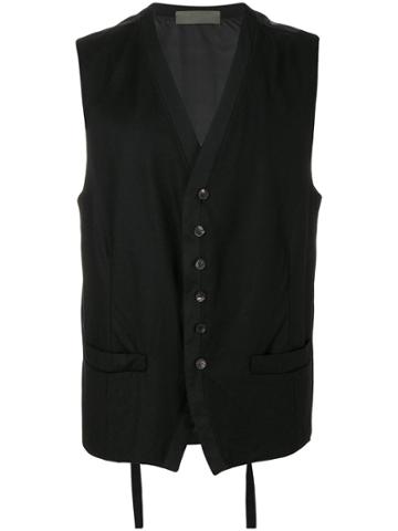 Di Liborio Casual Gilet - Black