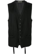 Di Liborio Casual Gilet - Black