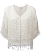 Forte Forte - Fringed Jumper - Women - Linen/flax - 1, Women's, Nude/neutrals, Linen/flax