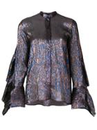 Petar Petrov Evan Metallic Shirt - Multicolour