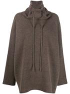 The Row Carnia Tunic Sweater - Brown