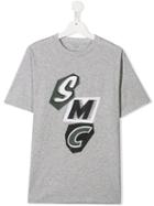 Stella Mccartney Kids Logo Print T-shirt - Grey