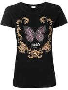 Liu Jo Butterfly Baroque T-shirt - Black