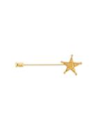 Jean Paul Gaultier Vintage Star Pin, Adult Unisex, Metallic