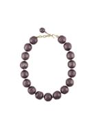 Chanel Vintage Faux Pearl Choker Necklace, Women's, Pink/purple