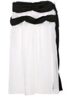 Comme Des Garçons Vintage Sheer Plated Midi Skirt - White