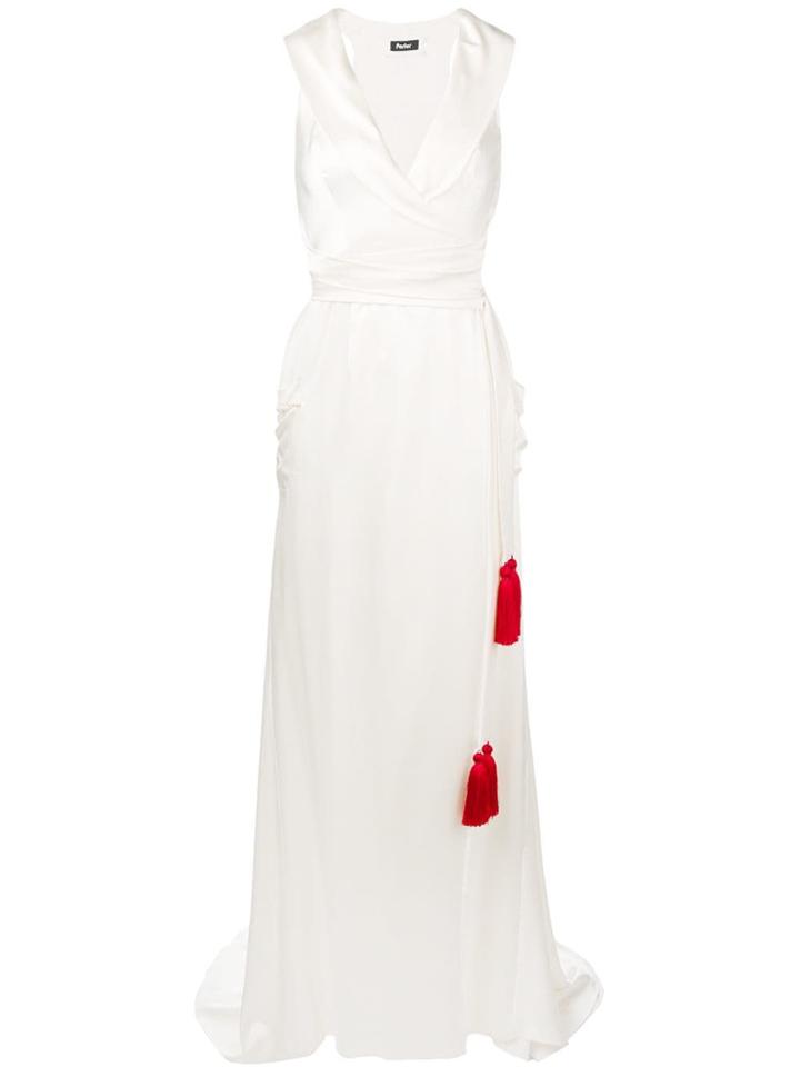 Parlor Sleeveless Flared Maxi Dress - Nude & Neutrals