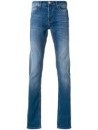 Versace Jeans Stonewashed Slim Fit Jeans - Blue