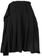 Comme Des Garçons Comme Des Garçons Oversized Pleated Skirt - Black