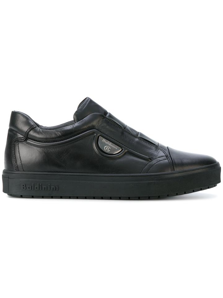 Baldinini Logo Plaque Sneakers - Black