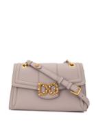 Dolce & Gabbana Logo Plaque Shoulder Bag - Grey