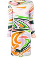 Emilio Pucci - Printed Fitted Dress - Women - Silk/viscose - 46, Women's, Silk/viscose