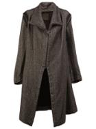 Lost & Found Ria Dunn Asymmetric Zip Up Coat