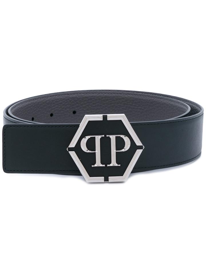 Philipp Plein Reversible Belt - Black
