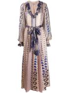 Temperley London Delilah Snakeskin-print Gown - Pink