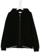 Zadig & Voltaire Kids Teen Knitted Logo Hoodie - Black
