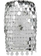 Paco Rabanne Short Sequined Skirt - Silver