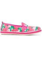Mi Mi Sol Floral Print Slip-on Sneakers - Multicolour