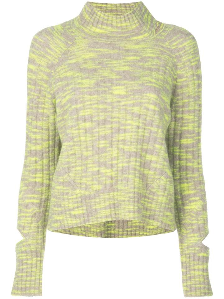 Zoe Jordan Ribbed Knit Sweater - Neutrals