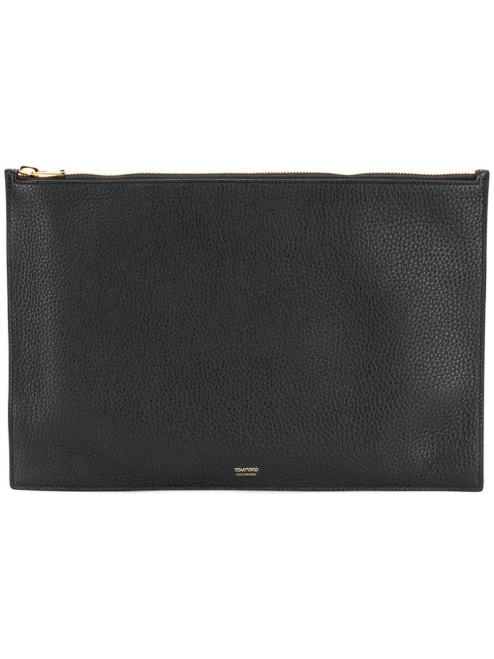 Tom Ford Top-zip Pouch - Black