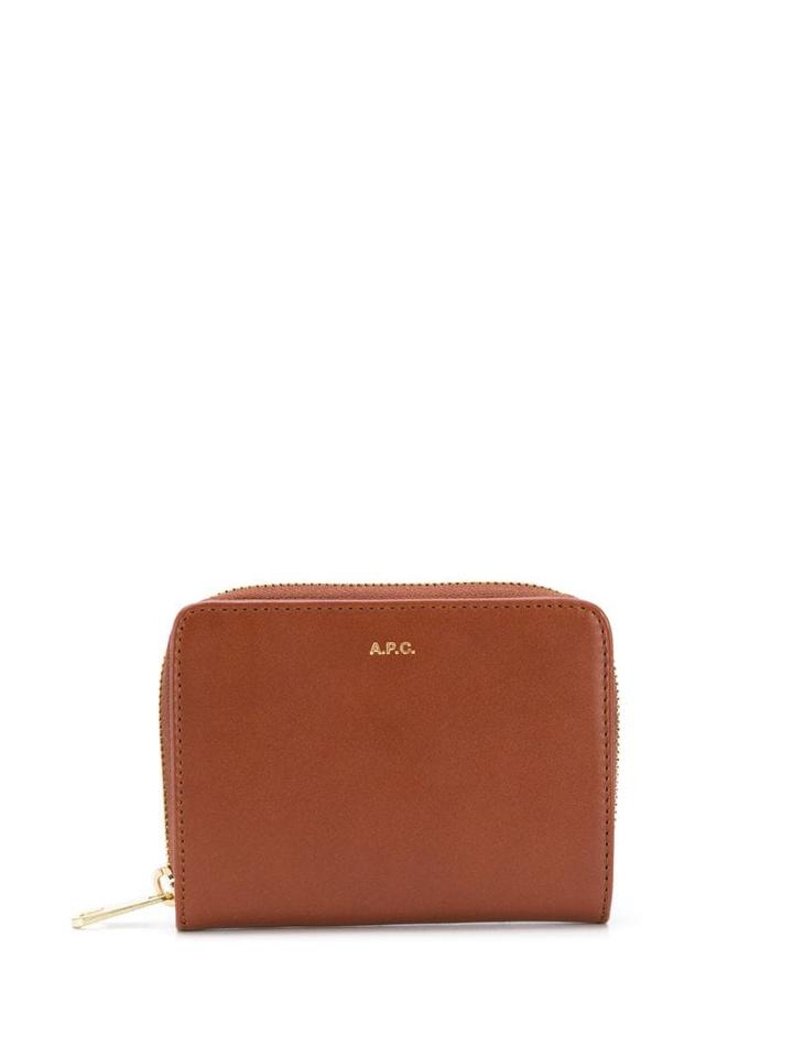 A.p.c. Small Logo Wallet - Brown