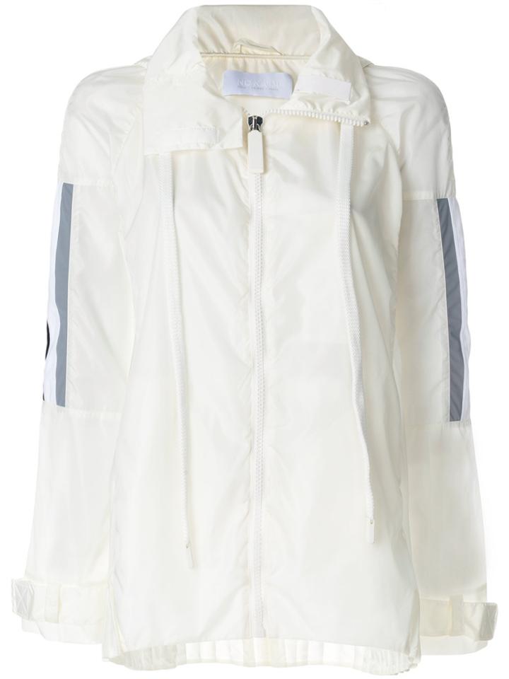 No Ka' Oi Front Zip Jacket - White