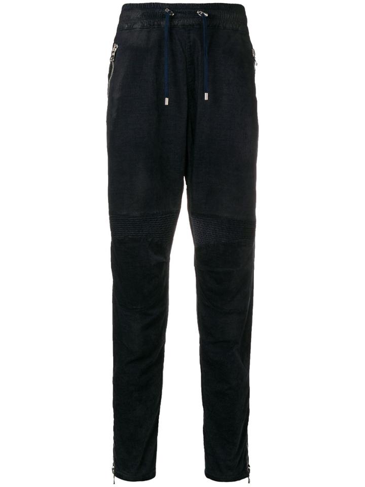 Balmain High Waisted Trousers - Blue