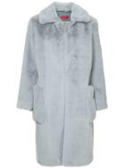 Des Prés Faux Fur Coat - Blue