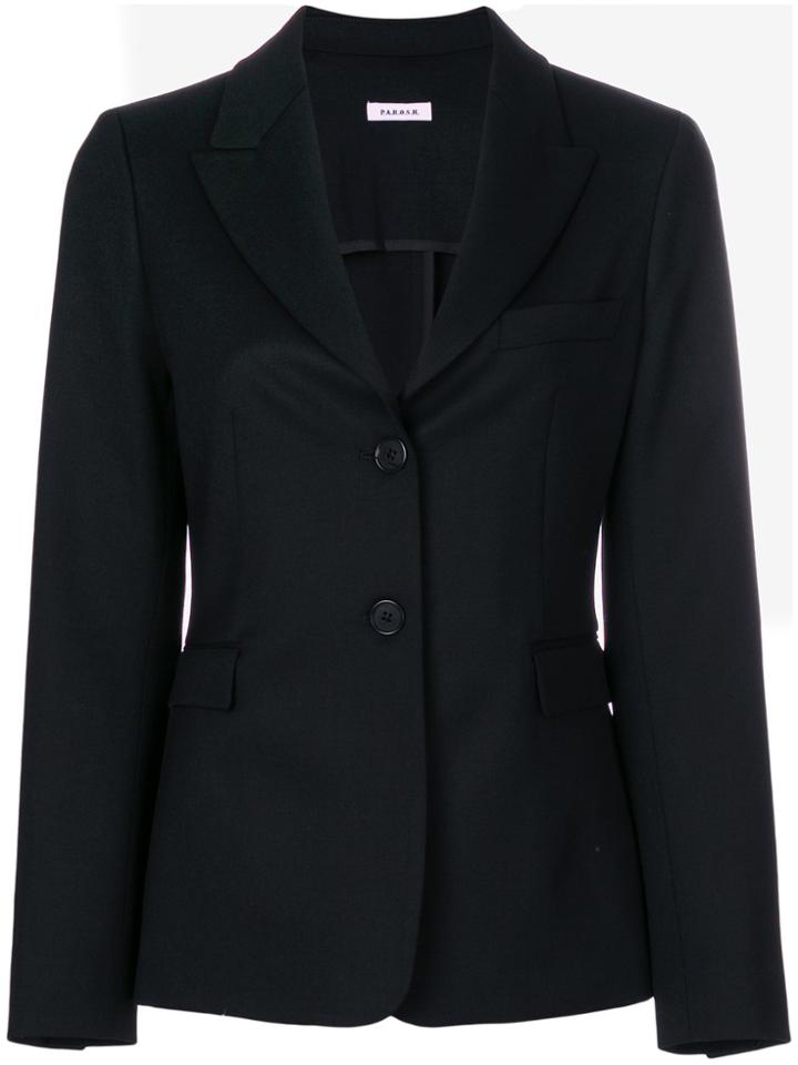 P.a.r.o.s.h. Fitted Blazer - Black